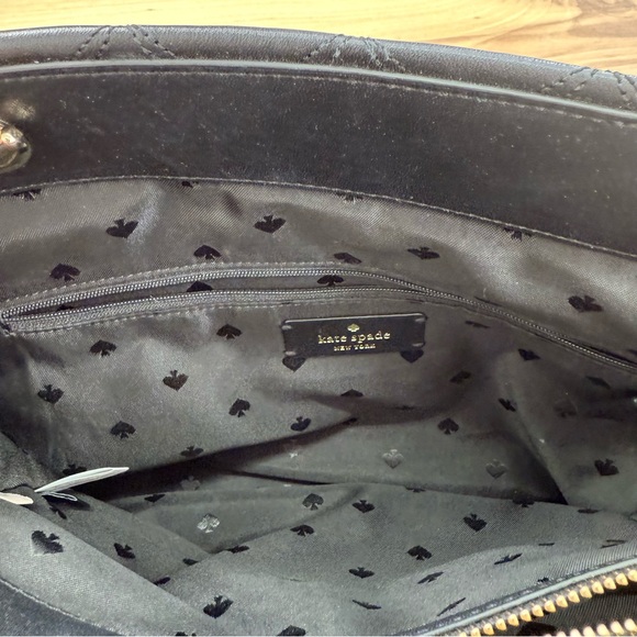 Kate Spade Quilted Black Shoulder Bag - Picture 8 of 10